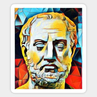 Thucydides Abstract Portrait | Thucydides Artwork 2 Magnet